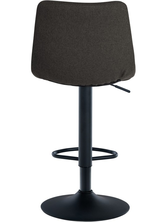 Taburete de bar Jerry tela, gris oscuro Taburete de bar Jerry tela, gris oscuro
