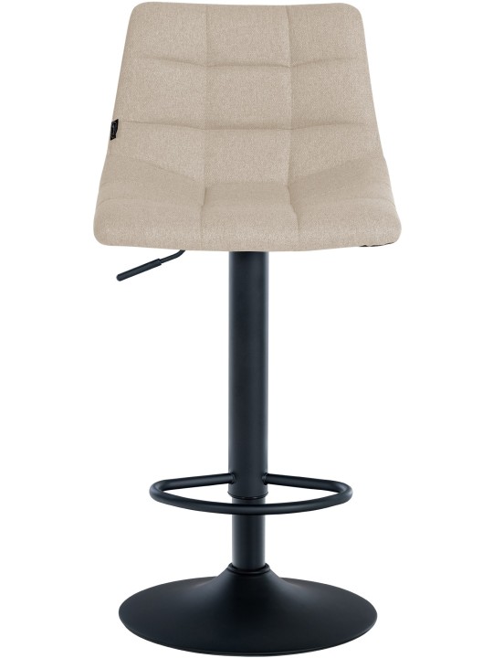 Taburete de bar Jerry tela, crema