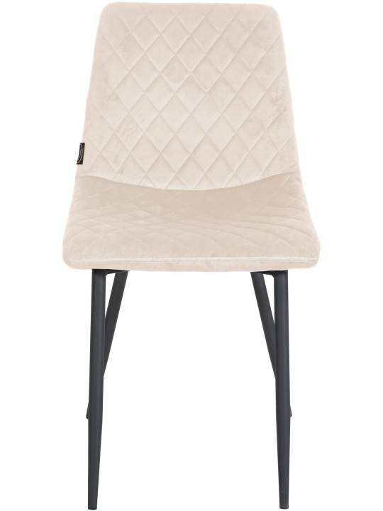 Silla Telde terciopelo, crema Silla Telde terciopelo, crema