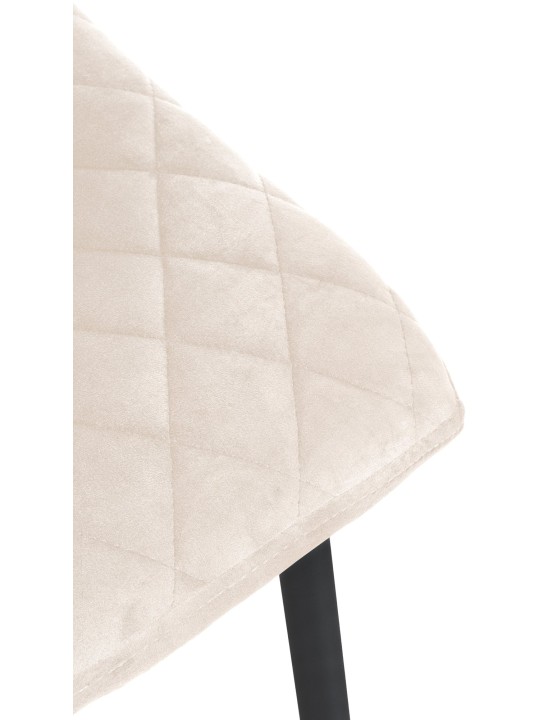 Silla Telde terciopelo, crema Silla Telde terciopelo, crema