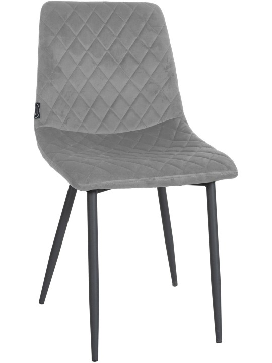 Silla Telde terciopelo, gris Silla Telde terciopelo, gris