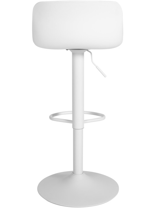 Taburete de bar Almada piel sintética, blanco Taburete de bar Almada piel sintética, blanco