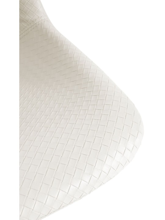 Taburete de bar Loft piel sintética, crema