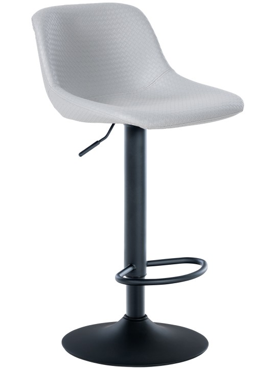 Taburete de bar Loft piel sintética, gris Taburete de bar Loft piel sintética, gris
