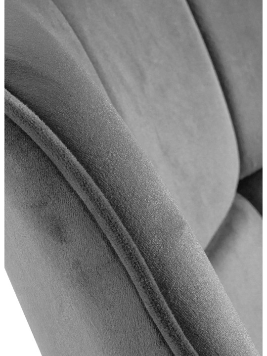 Silla Westport Terciopelo, gris