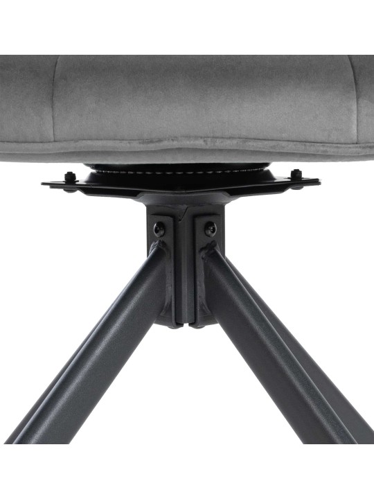 Silla Westport Terciopelo, gris