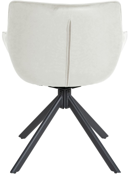 Silla Westport Terciopelo, crema Silla Westport Terciopelo, crema