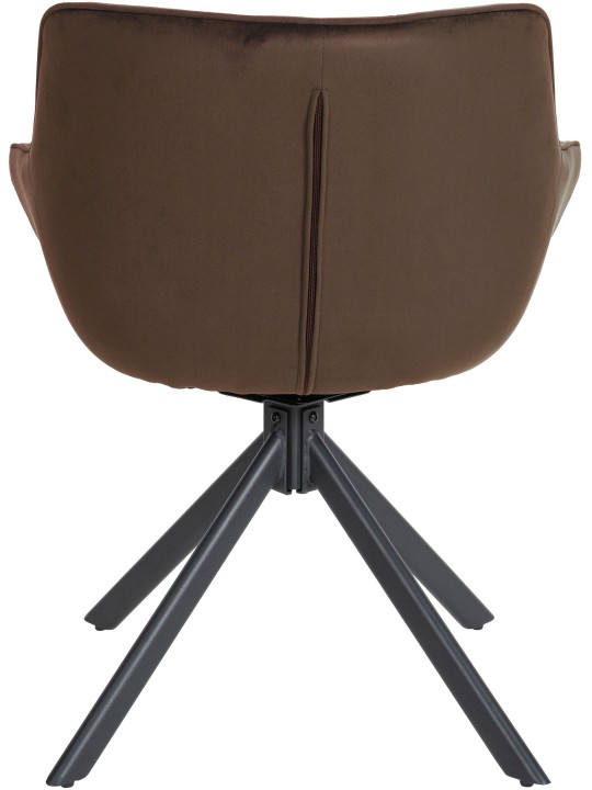 Silla Westport Terciopelo, marrón