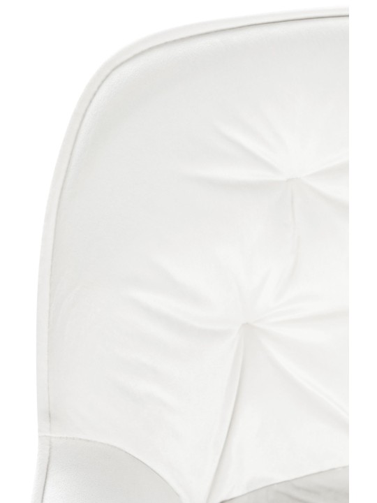 Taburete de bar Gibson 76 terciopelo, blanco crema Taburete de bar Gibson 76 terciopelo, blanco crema