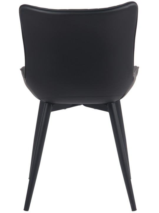 Silla Brady símil piel, negro