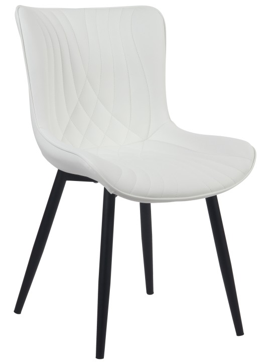 Silla Brady símil piel, blanco Silla Brady símil piel, blanco