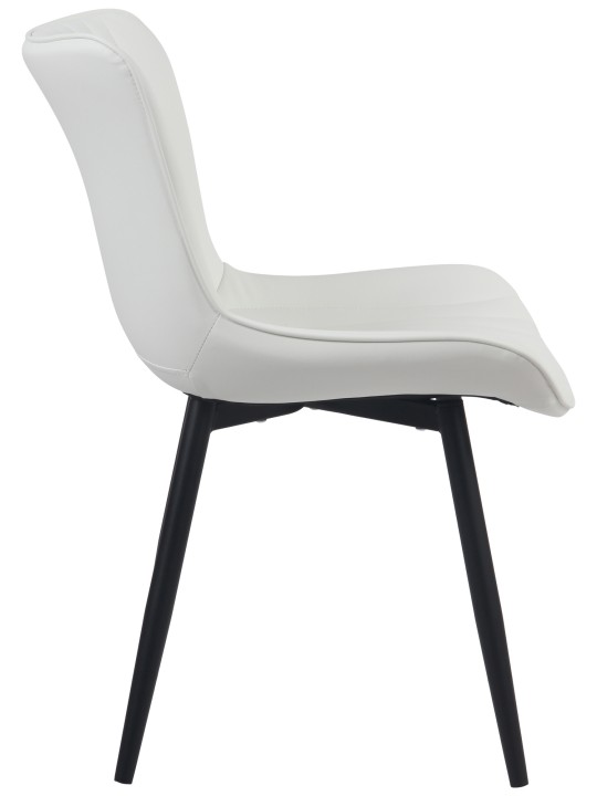 Silla Brady símil piel, blanco Silla Brady símil piel, blanco