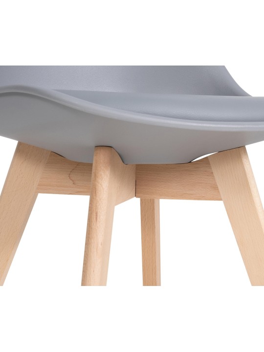 Juego de 6 sillas de comedor Ramsey, gris