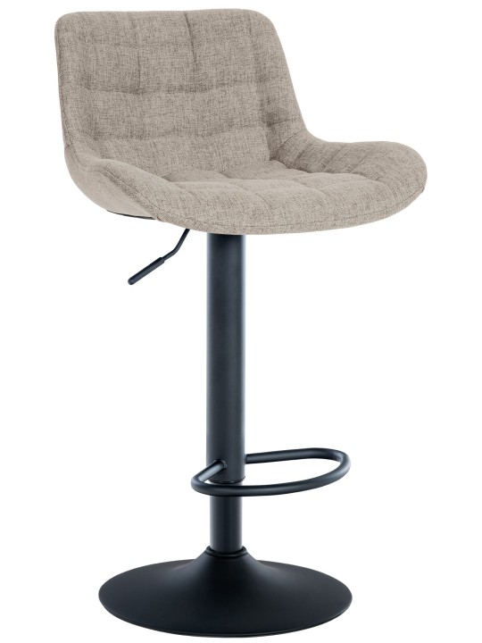 Taburete de bar Tover tela, taupe