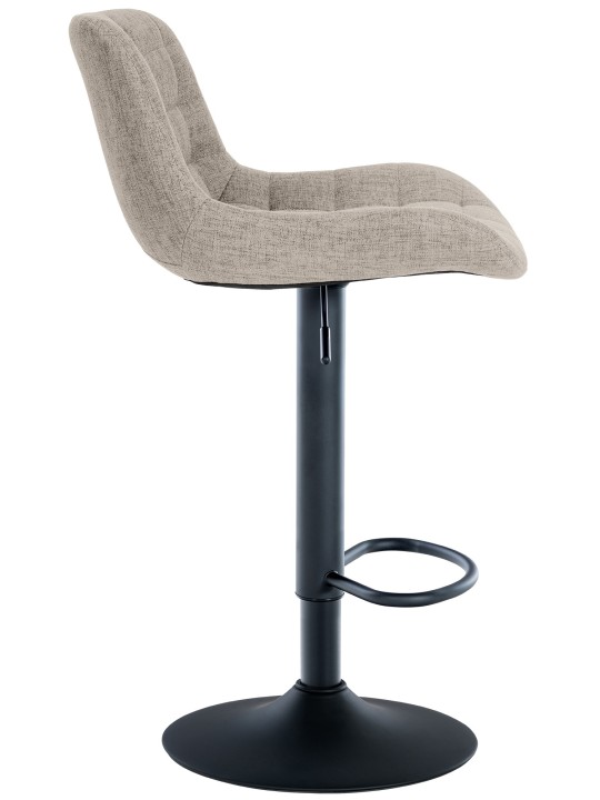 Taburete de bar Tover tela, taupe