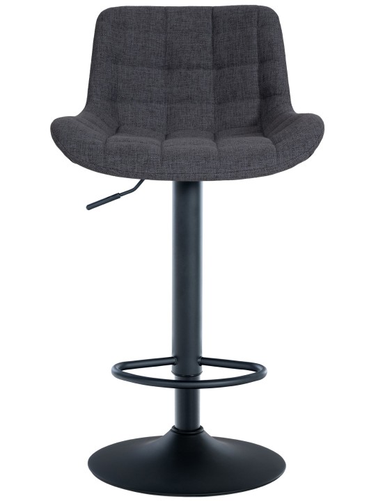 Taburete de bar Tover tela, negro Taburete de bar Tover tela, negro