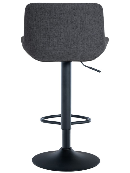 Taburete de bar Tover tela, negro Taburete de bar Tover tela, negro