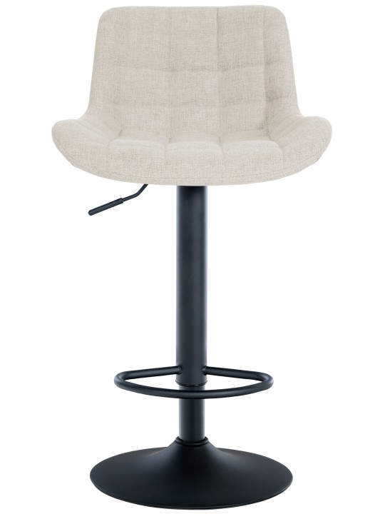 Taburete de bar Tover tela, crema