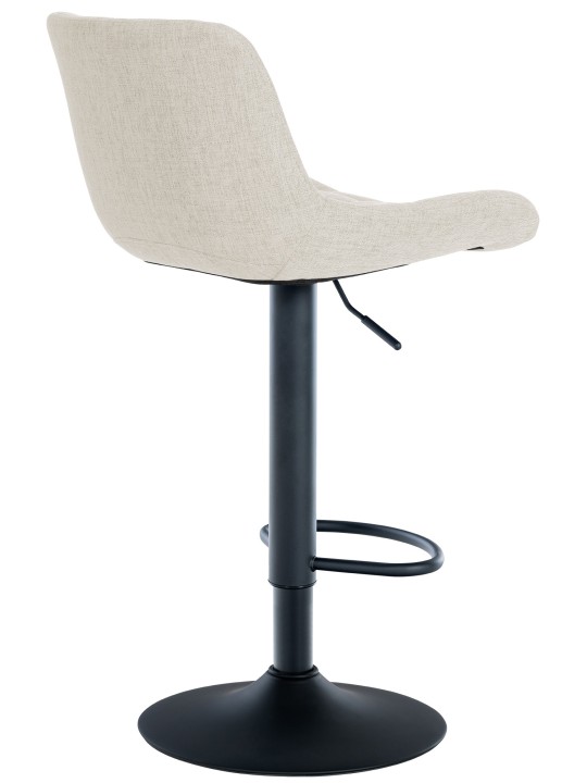 Taburete de bar Tover tela, crema