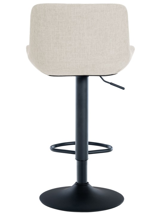 Taburete de bar Tover tela, crema