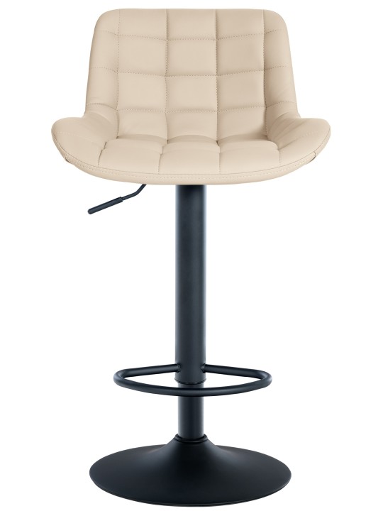 Taburete de bar Tover piel sintética, crema