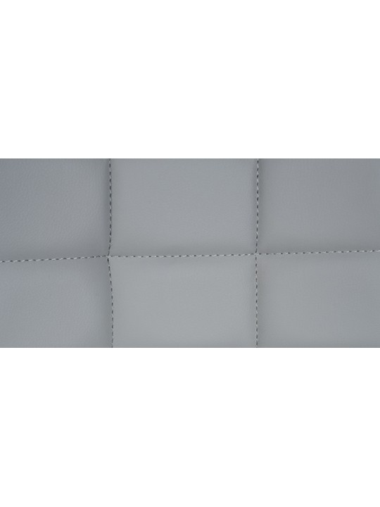 Juego de 2 taburetes de bar Tover de piel sintética, gris Juego de 2 taburetes de bar Tover de piel sintética, gris