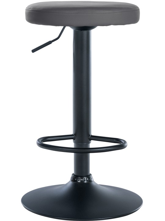 Taburete de bar Ponte piel sintética, gris Taburete de bar Ponte piel sintética, gris