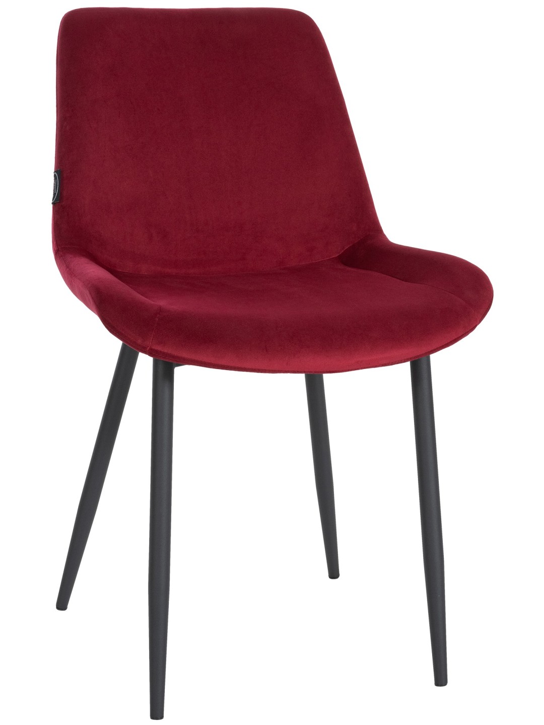 Silla de comedor Victoria terciopelo, rojo