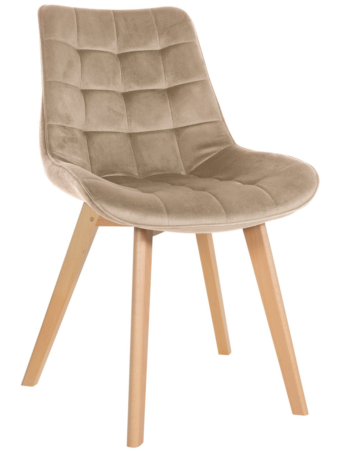 Silla Brook terciopelo, marrón