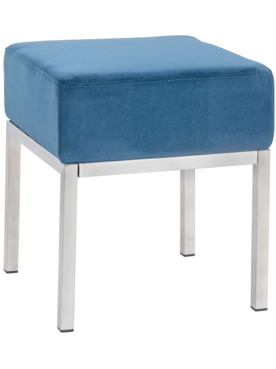 Taburete Lamega terciopelo, azul Taburete Lamega terciopelo, azul