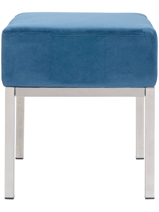 Taburete Lamega terciopelo, azul Taburete Lamega terciopelo, azul