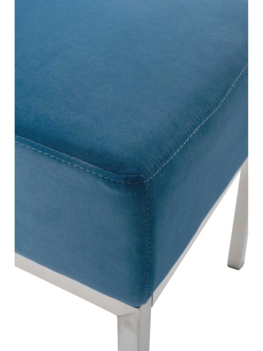 Taburete Lamega terciopelo, azul Taburete Lamega terciopelo, azul