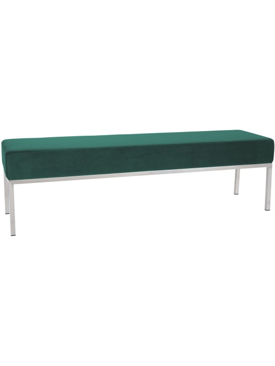 Banco 4 plazas Lamega terciopelo, verde
