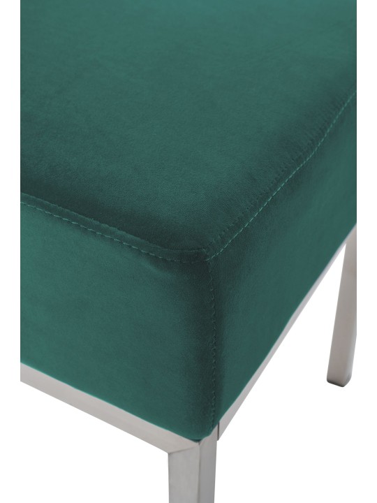 Banco 4 plazas Lamega terciopelo, verde