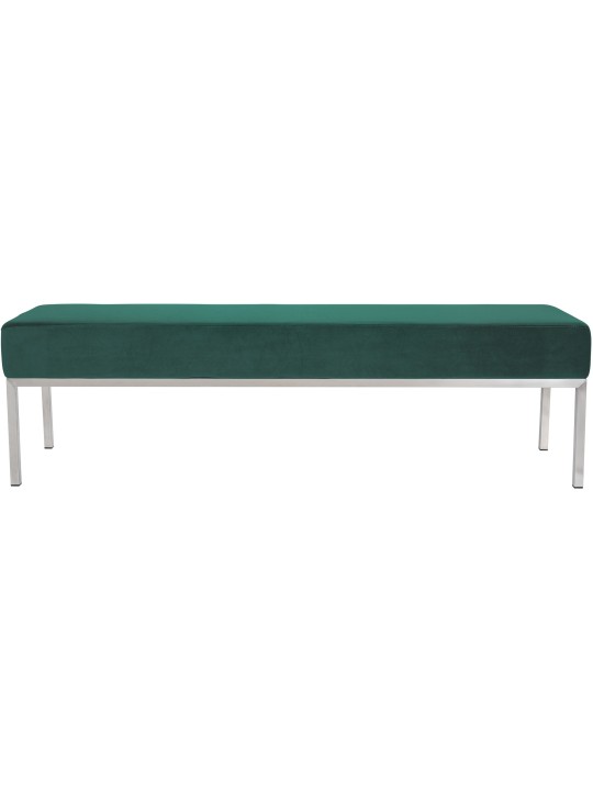 Banco 4 plazas Lamega terciopelo, verde