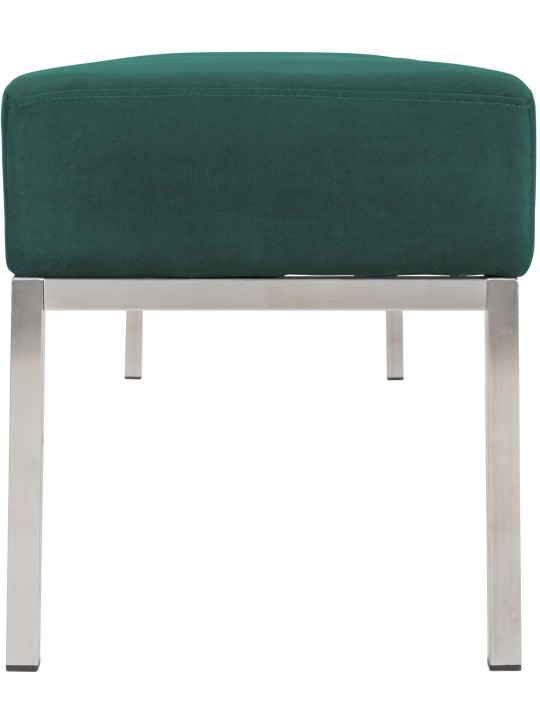Banco 4 plazas Lamega terciopelo, verde