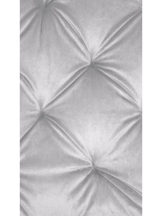 Silla de comedor de terciopelo Stanley, gris