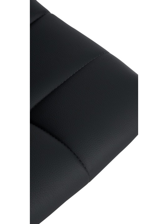 Juego de 2 taburetes de bar Jerry de piel sintética, negro Juego de 2 taburetes de bar Jerry de piel sintética, negro