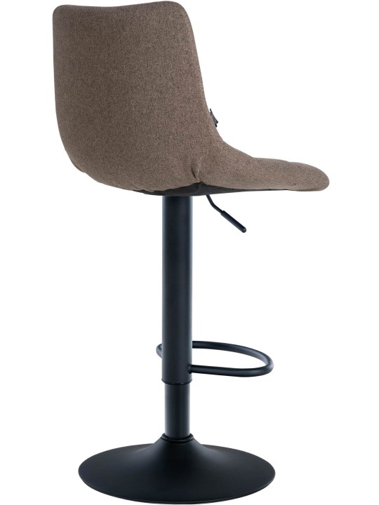 Juego de 2 taburetes de bar tela Jerry, taupe Juego de 2 taburetes de bar tela Jerry, taupe