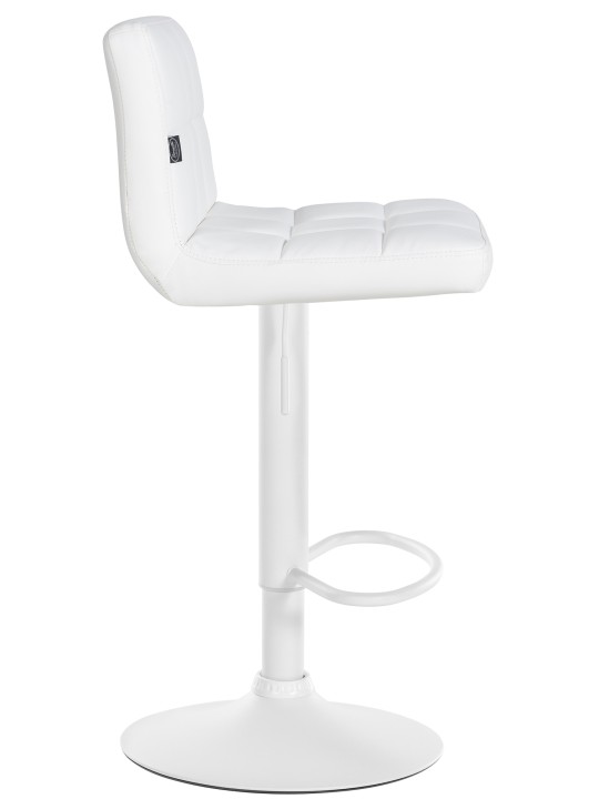 Taburete de bar Feni piel sintética, blanco Taburete de bar Feni piel sintética, blanco
