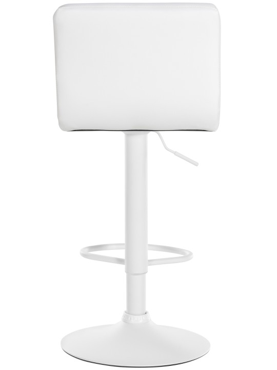 Taburete de bar Feni piel sintética, blanco Taburete de bar Feni piel sintética, blanco