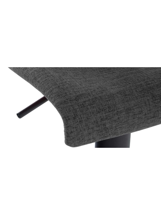 Taburete de bar tela Branford, gris oscuro Taburete de bar tela Branford, gris oscuro