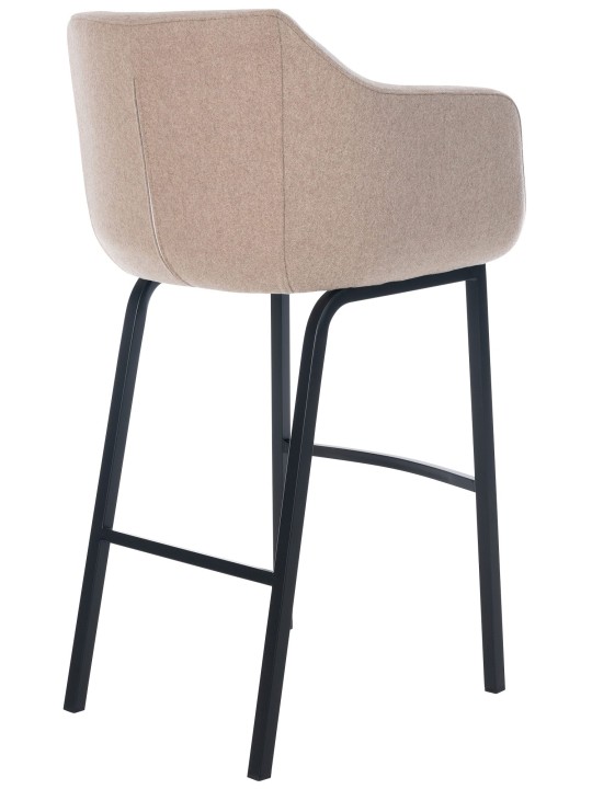 Taburete de bar Monea B fieltro, taupe Taburete de bar Monea B fieltro, taupe