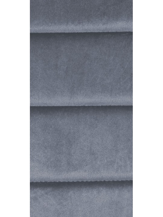 Juego de 4 sillas de comedor Mayfair terciopelo, gris claro