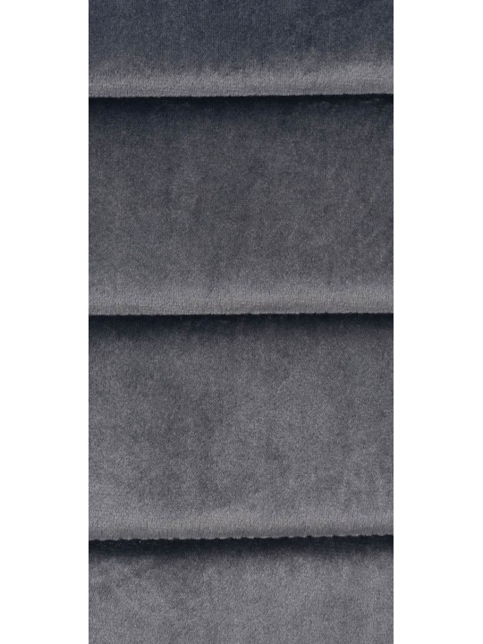 Juego de 6 sillas de comedor Mayfair terciopelo, gris