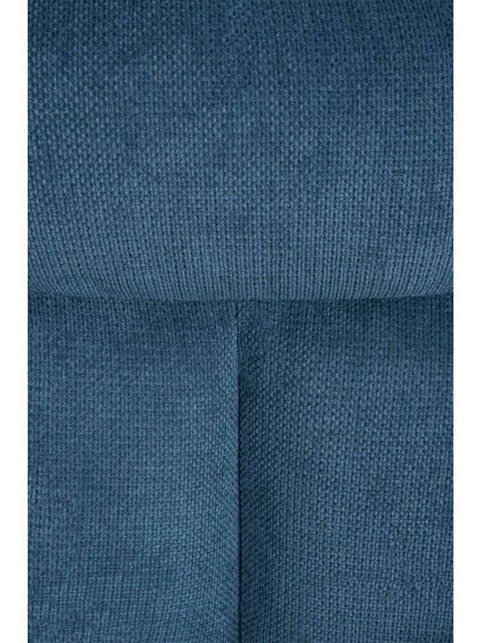 Silla de comedor Vilas tela, azul