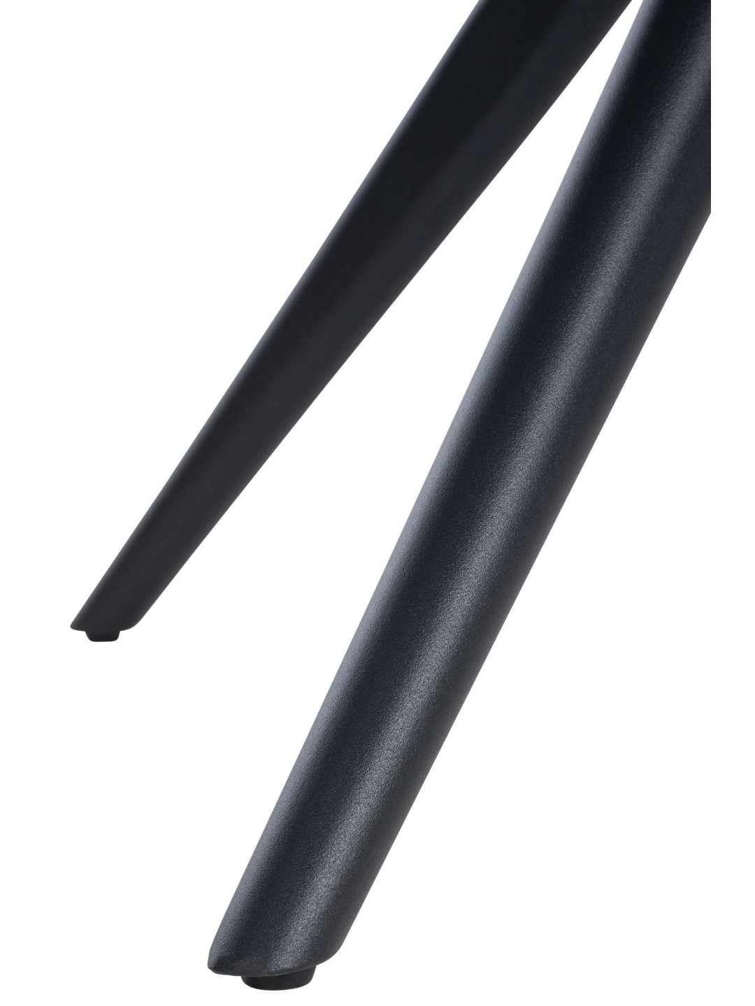 Silla de comedor Vilas tela, negro