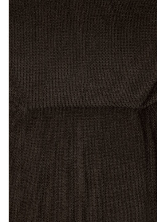 Silla de comedor Jules tela, marrón