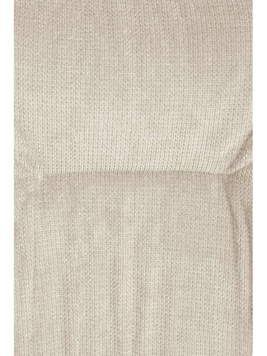 Silla de comedor Jules tela, crema