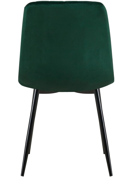 Silla Dijon terciopelo, verde